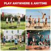 imageBAGAIL Volleyball Net 12ft20ft Portable Volleyball Net for Backyard  Adjustable Height HeavyDuty Frame Freestanding Design  Portable OutdoorIndoor Volleyball Set with Carry Bag12ft