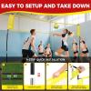 imageBAGAIL Volleyball Net 12ft20ft Portable Volleyball Net for Backyard  Adjustable Height HeavyDuty Frame Freestanding Design  Portable OutdoorIndoor Volleyball Set with Carry Bag12ft