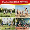 imageBAGAIL Volleyball Net 12ft20ft Portable Volleyball Net for Backyard  Adjustable Height HeavyDuty Frame Freestanding Design  Portable OutdoorIndoor Volleyball Set with Carry Bag12ft