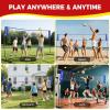 imageBAGAIL Volleyball Net 12ft20ft Portable Volleyball Net for Backyard  Adjustable Height HeavyDuty Frame Freestanding Design  Portable OutdoorIndoor Volleyball Set with Carry Bag12ft