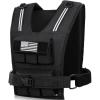 imageBAGAIL Adjustable Weighted Vest for Men ampamp Women  20lbs30lbs40lbs Removable Iron Weights Heavy Duty Fitness Vest for Strength Training Walking Running Home Workouts30 lb
