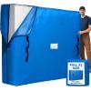 imageBAGAIL Mattress Bags for Moving Mattress Covers with Heavy Duty Handles Reusable Mattress Storage Bag for Moving SuppliesBlue QueenBlue