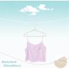 imageBAGAIL Kids Velvet Hangers 11 Inches Childrens Clothes Hangers NonSlip Baby Hangers for InfantToddler Pink15packIvory