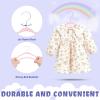 imageBAGAIL Kids Velvet Hangers 11 Inches Childrens Clothes Hangers NonSlip Baby Hangers for InfantToddler Pink15packPink15