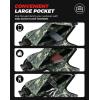 imageBAGAIL Adjustable Weighted Vest 410lb1218lb2032lb Rucking Vest for Women ampamp Men with 6 Weights ampamp Large Pocket Weight Vest for Home Workouts Running Walking and Strength TrainingGreen Camo