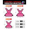 imageBAGAIL Adjustable Weighted Vest 410lb1218lb2032lb Rucking Vest for Women ampamp Men with 6 Weights ampamp Large Pocket Weight Vest for Home Workouts Running Walking and Strength TrainingPink
