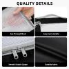 imageBAGAIL 6 Set8 Set10 Set Packing Cubes Various Sizes Packing Organizer for Travel Accessories Luggage Carry On Suitcase06Black