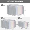 imageBAGAIL 6 Set8 Set10 Set Packing Cubes Various Sizes Packing Organizer for Travel Accessories Luggage Carry On Suitcase06Grey