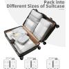 imageBAGAIL 6 Set8 Set10 Set Packing Cubes Various Sizes Packing Organizer for Travel Accessories Luggage Carry On Suitcase08Light Grey