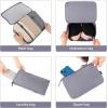 imageBAGAIL 6 Set8 Set10 Set Packing Cubes Various Sizes Packing Organizer for Travel Accessories Luggage Carry On Suitcase10Grey