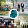 imageBAGAIL Packing Cubes Luggage Carry On Suitcases Packing Organizers for travel 5 Set 1 Small 2 Medium 2 Extra LargeTeal