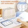 imageBAGAIL 9 Set Packing Cubes Luggage Packing Organizers for Travel AccessoriesKhaki checkered