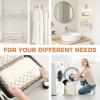 imageBAGAIL 9 Set Packing Cubes Luggage Packing Organizers for Travel AccessoriesKhaki checkered