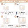 imageBAGAIL 9 Set Packing Cubes Luggage Packing Organizers for Travel AccessoriesPink floral