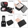 imageBAGAIL 8 Set Packing Cubes Luggage Packing Organizer Bags for Travel AccessoriesBlack FloralJet Black