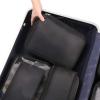 imageBAGAIL 8 Set Packing Cubes Luggage Packing Organizer Bags for Travel AccessoriesBlack FloralJet Black