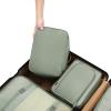 image:imageBAGAIL 8 Set Packing Cubes Luggage Packing Organizer Bags for Travel AccessoriesBlack FloralMatcha Green