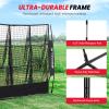 image:imageBAGAIL Football Throwing Net  5 or 9 Target Pockets Easy Setup HeavyDuty  Portable QB Accuracy Trainer Fun Target Practice Net for Football with Carry BagBlack