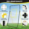 image:imageBAGAIL Volleyball Rebounder Net 7x4 Ft Bounce Back Training Equipment with Adjustable Angles for Practicing Volleying Bumping Spiking Easy Set Up ampamp Sturdy Base for Multi SportsYellow