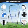image:imageBAGAIL Volleyball Rebounder Net 7x4 Ft Bounce Back Training Equipment with Adjustable Angles for Practicing Volleying Bumping Spiking Easy Set Up ampamp Sturdy Base for Multi SportsBlue