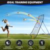 image:imageBAGAIL Volleyball Rebounder Net 7x4 Ft Bounce Back Training Equipment with Adjustable Angles for Practicing Volleying Bumping Spiking Easy Set Up ampamp Sturdy Base for Multi SportsBlue