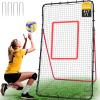 image:imageBAGAIL Volleyball Rebounder Net 7x4 Ft Bounce Back Training Equipment with Adjustable Angles for Practicing Volleying Bumping Spiking Easy Set Up ampamp Sturdy Base for Multi SportsRed