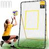 image:imageBAGAIL Volleyball Rebounder Net 7x4 Ft Bounce Back Training Equipment with Adjustable Angles for Practicing Volleying Bumping Spiking Easy Set Up ampamp Sturdy Base for Multi SportsYellow