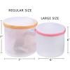imageBAGAIL Laundry Bags Mesh Wash Bag for Intimates Lingerie and Delicates3PcsHoneycomb3MPearl WhiteFine Mesh