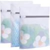 imageBAGAIL Laundry Bags Mesh Wash Bag for Intimates Lingerie and Delicates3PcsHoneycomb3MPearl WhiteFine Mesh