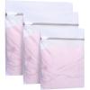 imageBAGAIL Laundry Bags Mesh Wash Bag for Intimates Lingerie and Delicates3PcsHoneycomb3MPearl WhiteFine Mesh