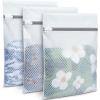 imageBAGAIL Laundry Bags Mesh Wash Bag for Intimates Lingerie and Delicates3PcsHoneycomb3MWhiteHoneycomb