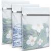 imageBAGAIL Laundry Bags Mesh Wash Bag for Intimates Lingerie and Delicates3PcsHoneycomb3MWhiteHoneycomb