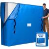 imageBAGAIL Mattress Bags for Moving Mattress Covers with Heavy Duty Handles Reusable Mattress Storage Bag for Moving SuppliesBeige KingBlue