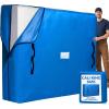 imageBAGAIL Mattress Bags for Moving Mattress Covers with Heavy Duty Handles Reusable Mattress Storage Bag for Moving SuppliesBeige KingBlue