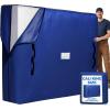 imageBAGAIL Mattress Bags for Moving Mattress Covers with Heavy Duty Handles Reusable Mattress Storage Bag for Moving SuppliesBeige KingNavy