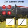 imageBAGAIL Outdoor Badminton Net Set with AntiSag Winch System  Official Size 20ft x 5ft 4 Rackets 3 Shuttlecocks Durable PE Net ampamp Carry Bag for Backyard Beach Family GamesRed
