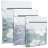 imageBAGAIL Laundry Bags Mesh Wash Bag for Intimates Lingerie and Delicates3PcsHoneycomb3MWhiteHoneycomb