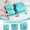 imageBAGAIL 9 Set Packing Cubes Luggage Packing Organizers for Travel AccessoriesBlue Green