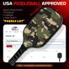 imageBAGAIL Pickleball Paddles USAPA Approved Fiberglass Surface Pickleball Set Lightweight Pickle Ball Rackets with 4 Balls 1 Bag Designed in California for Traction and StabilityCamouflage