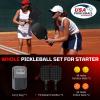 imageBAGAIL Pickleball Paddles USAPA Approved Fiberglass Surface Pickleball Set Lightweight Pickle Ball Rackets with 4 Balls 1 Bag Designed in California for Traction and StabilityChessboard