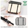 image:imageBAGAIL 8 Set Packing Cubes Luggage Packing Organizer Bags for Travel AccessoriesBlue paisleyBlack Floral