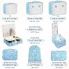 image:imageBAGAIL 8 Set Packing Cubes Luggage Packing Organizer Bags for Travel AccessoriesBlue paisleyBlue paisley