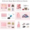 image:imageBAGAIL 8 Set Packing Cubes Luggage Packing Organizer Bags for Travel AccessoriesBlue paisleyBlush Pink