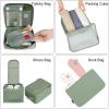 image:imageBAGAIL 8 Set Packing Cubes Luggage Packing Organizer Bags for Travel AccessoriesBlue paisleyMatcha Green