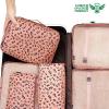 image:imageBAGAIL 8 Set Packing Cubes Luggage Packing Organizer Bags for Travel AccessoriesBlue paisleyPink Leopard