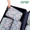 image:imageBAGAIL 8 Set Packing Cubes Luggage Packing Organizer Bags for Travel AccessoriesBlue paisleyRed Flamingo