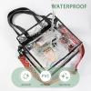image:imageBAGAIL Clear Bags 12x6x12 Stadium Approved Clear Tote Bag with Zipper Closure Crossbody Shoulder Bag with Adjustable StrapEthnic Arrow