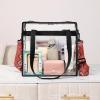 image:imageBAGAIL Clear Bags 12x6x12 Stadium Approved Clear Tote Bag with Zipper Closure Crossbody Shoulder Bag with Adjustable StrapEthnic Arrow