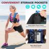 image:imageBAGAIL ComfortFit Weighted Vest for Woman Even Weight Distribution Faster Weight Loss NoChafe or Bounce for Walking amp Running with Detachable Phone Pouch amp Reflective Stripes Available 530lbsRoyal Blue