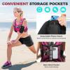 image:imageBAGAIL ComfortFit Weighted Vest for Woman Even Weight Distribution Faster Weight Loss NoChafe or Bounce for Walking amp Running with Detachable Phone Pouch amp Reflective Stripes Available 530lbsPink